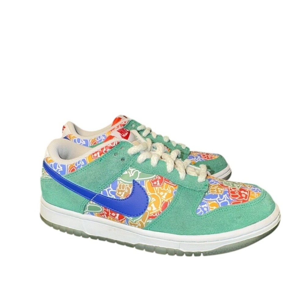 Nike Dunk Low Green‎ Foam Finger DZ5299-300 Kids GS Size 6Y Sneakers